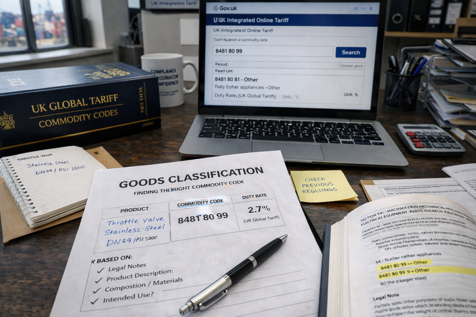 What is Goods Classification in UK Customs?