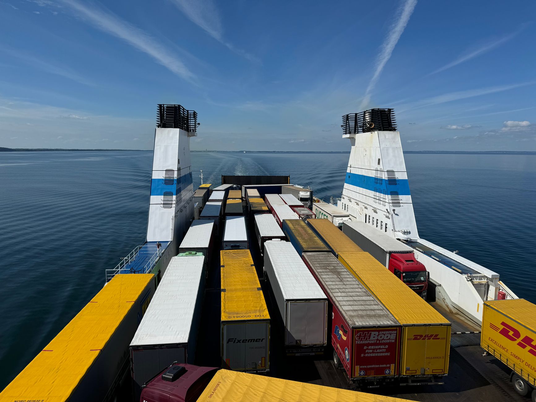 Road Freight via Harwich, Customs Included